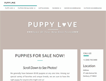 Tablet Screenshot of loveapuppy.com